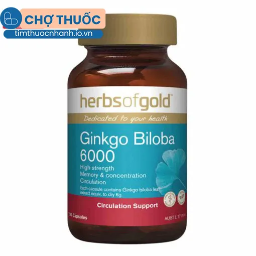 Ginkgo Biloba 6000 Herbsofgold