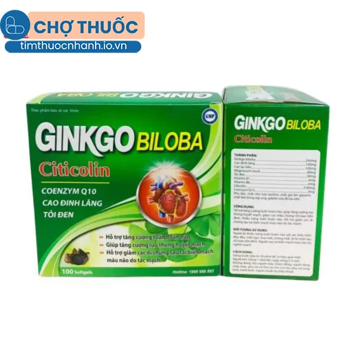 Ginkgo Biloba Citicolin MediUSA