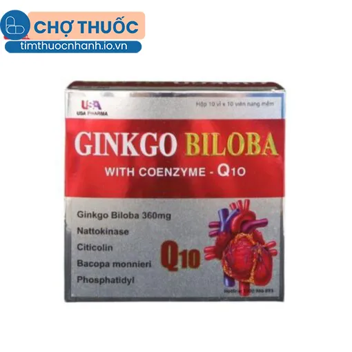 Ginkgo Biloba With Coenzyme Q10 USA Pharma