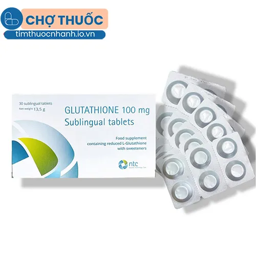 Glutathione 100mg Sublingual Tablets