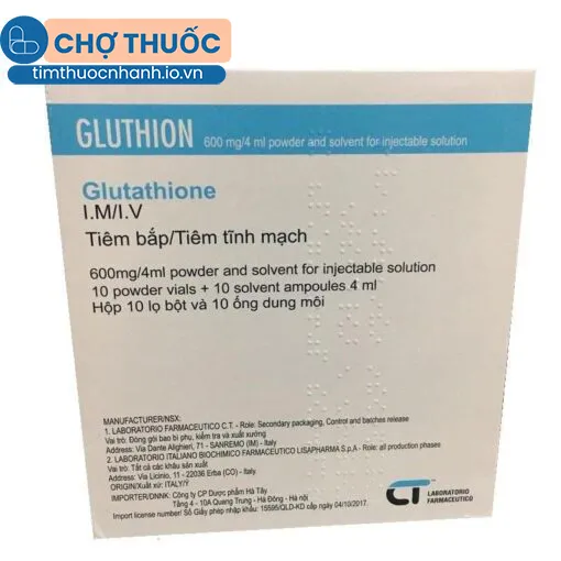 Gluthion 600mg/4ml Farmaceutico