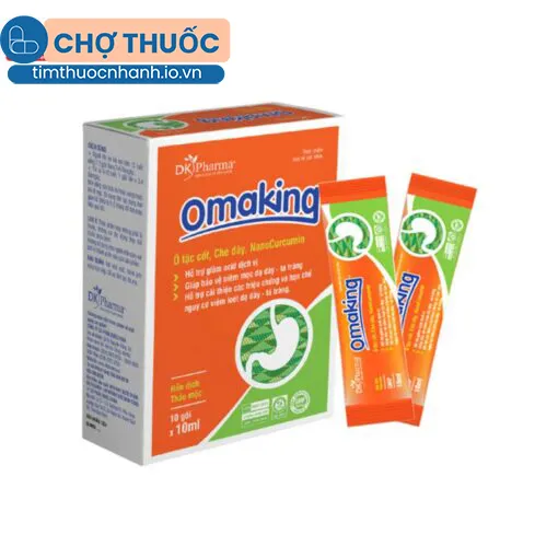 Gói uống dạ dày thảo mộc Omaking