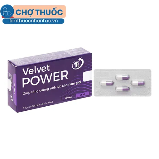 Hauora Velvet Power 1 hour (Hộp 8 viên)