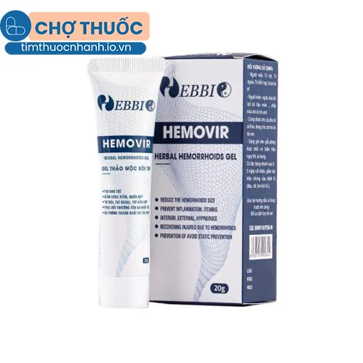 Hemovir (Tuýp gel bôi)