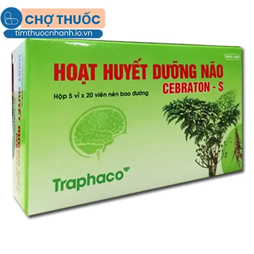 Hoạt huyết dưỡng não Cebraton-S