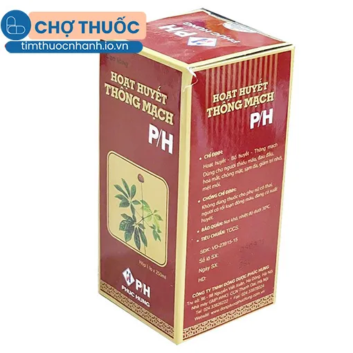 Hoạt Huyết Thông Mạch P/H (viên nén)