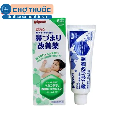 Kem bôi ấm ngực Pigeon Nhật Bản