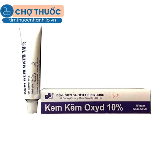 Kem Kẽm Oxyd 10% Viện Da Liễu Trung Ương