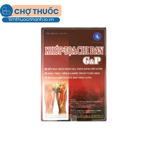 Khớp tọa chi đan G&P
