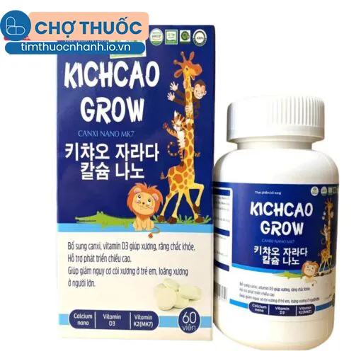 Kichcao Grow Canxi Nano MK7
