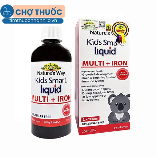 Kids Smart Multi + Iron liquid