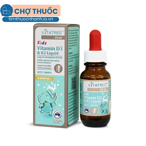 Kids Vitamin D3 & K2 Liquid