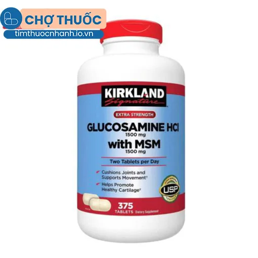 Kirkland Glucosamine HCL 1500mg with MSM 1500mg