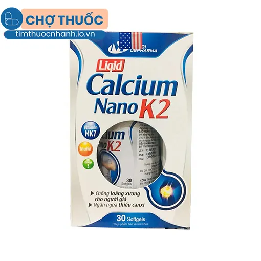 Liquid Calcium Nano K2 Mediuspharma