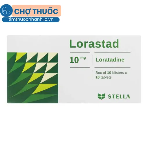 Lorastad 10mg (Hộp 100 viên)