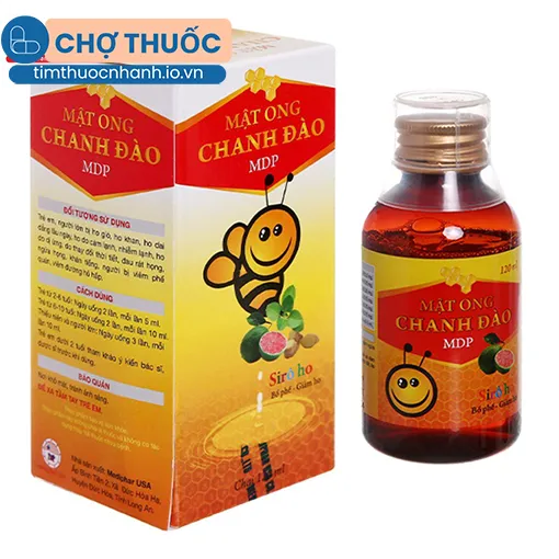 Mật Ong Chanh Đào MDP 120ml