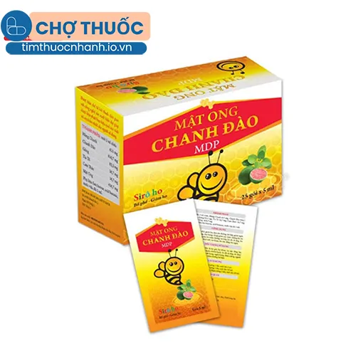 Mật Ong Chanh Đào MDP gói 5ml