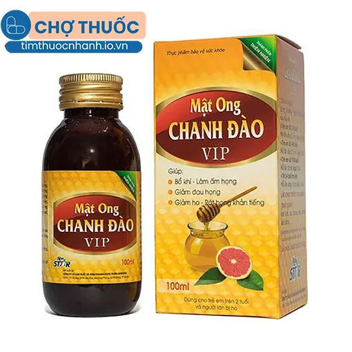 Mật ong chanh đào vip