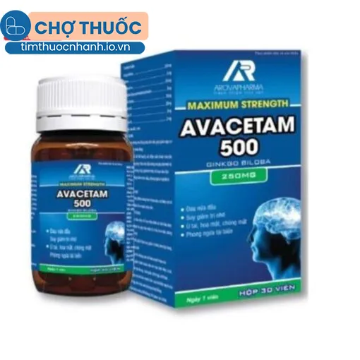 Maximum Strength Avacetam 500