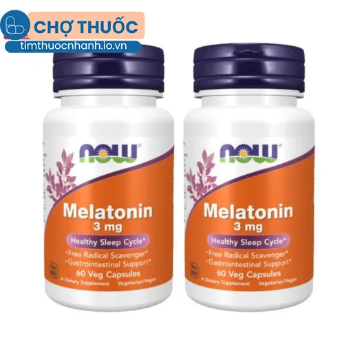 Melatonin 3mg Now 60 viên