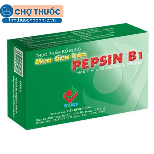 Men tiêu hoá Pepsin B1 Viện dinh dưỡng