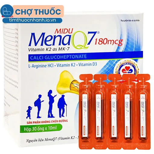 Midu MenaQ7 180mcg (Ống)