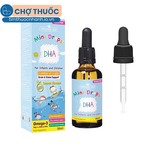 Mini DHA Drops Natures Aid