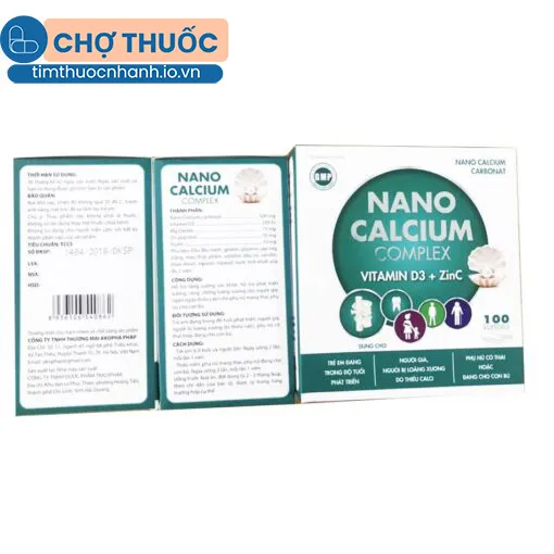 Nano Calcium Complex Vitamin D3 + Zinc