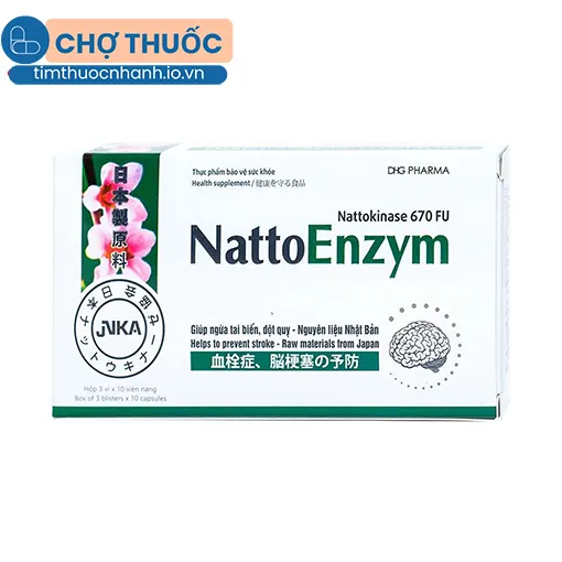 NattoEnzym 670 FU (3 vỉ x 10 viên)