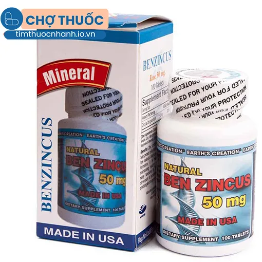 Natural Ben Zincus 50mg