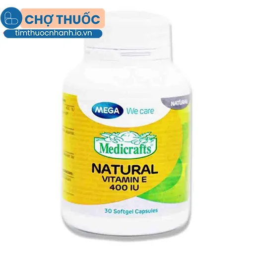 Natural Vitamin E 400IU Mega We Care