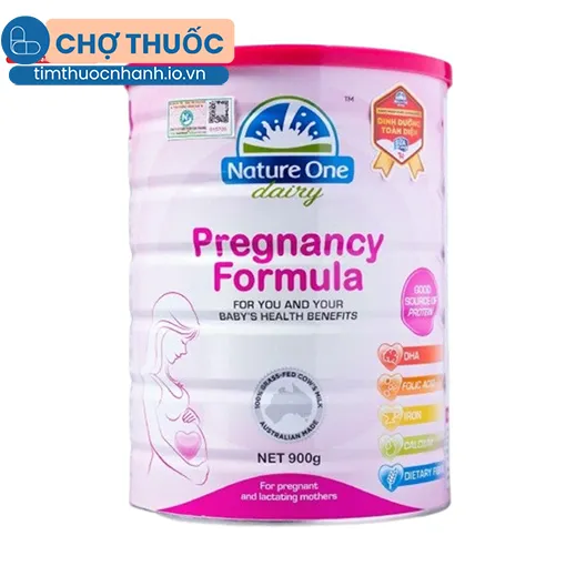Nature One Dairy Pregnancy Formula 900g (hộp hồng)