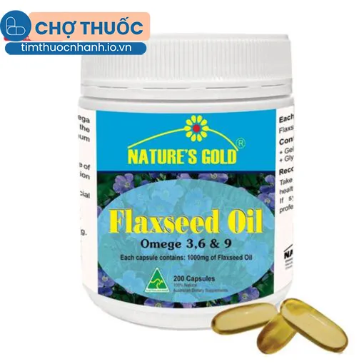 Nature’s Gold Flaxseed Oil (Omega 3,6&9)