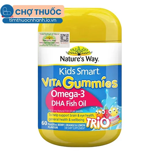 Nature's Way Kids Smart Vita Gummies Omega-3 DHA Fish Oil