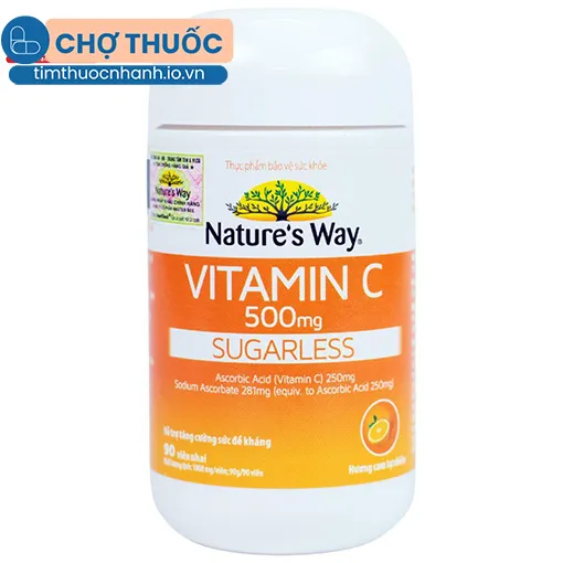 Nature’s Way Vitamin C 500mg Sugarless