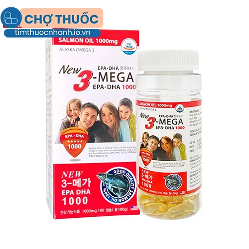 New 3-Mega EPA-DHA 1000