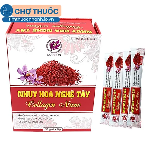 Nhụy Hoa Nghệ Tây Collagen Nano