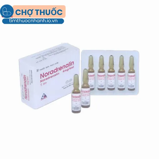 Noradrenalin 4 mg/4ml Vinphaco