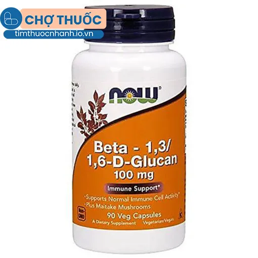 Now Beta-1,3/1,6-D-Glucan 100mg