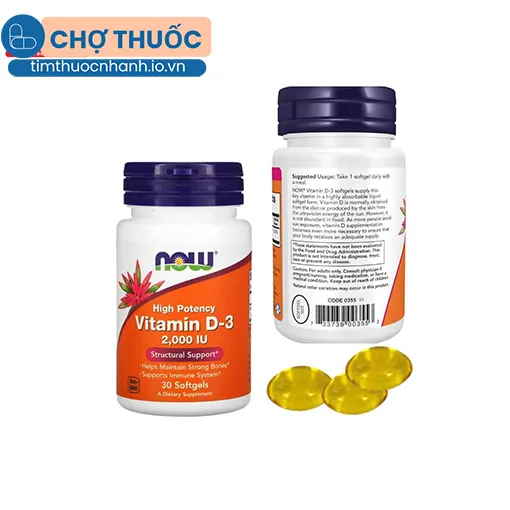 Now High Potency Vitamin D-3 2000IU