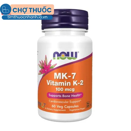 Now Mk7 Vitamin K2 100mcg
