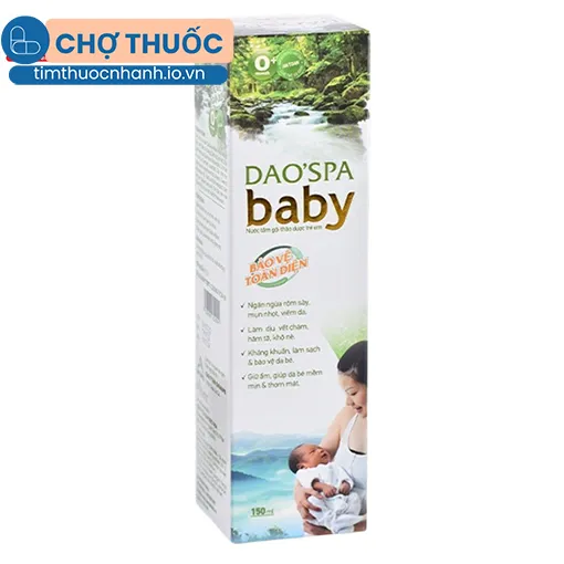 Nước tắm gội thảo dược trẻ em DAO’SPA Baby 150ml