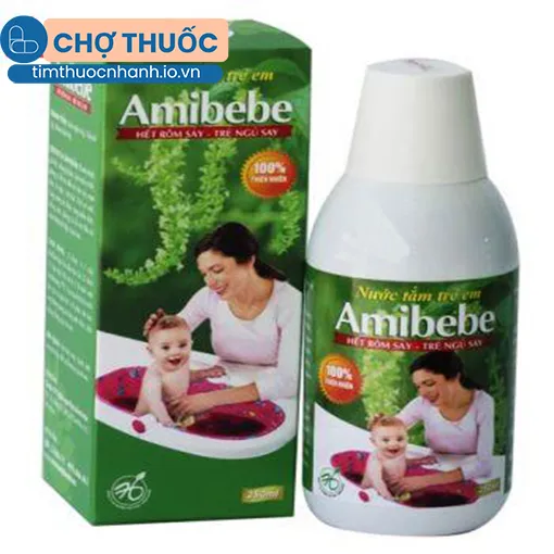 Nước tắm trẻ em Amibebe 250ml