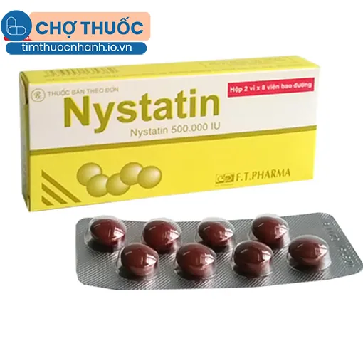 Nystatin 500.000 IU Dược phẩm 3/2