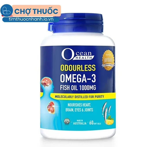 Ocean Health Omega-3 Fish Oil 1000mg