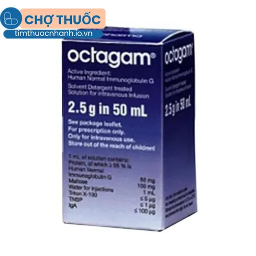 Octagam 2.5g in 50ml