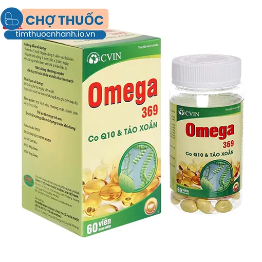 Omega 369 Co Q10 & Tảo Xoắn