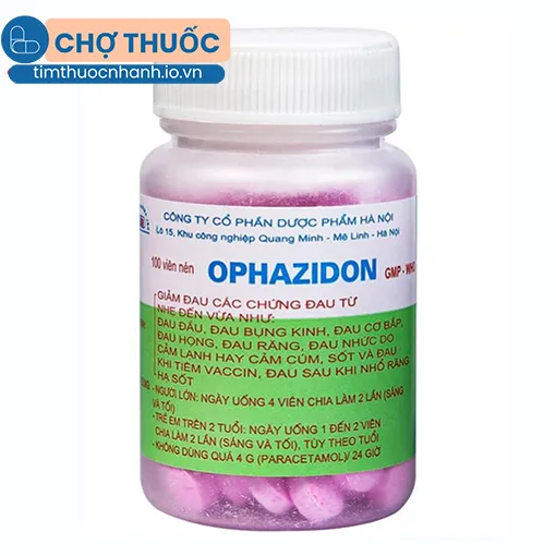 Ophazidon (Lọ 100 viên)