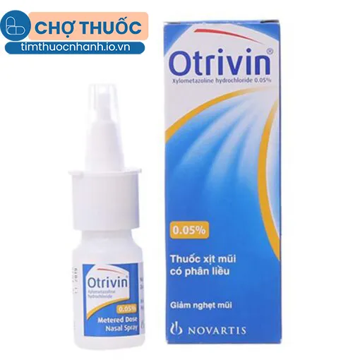 Otrivin 0.05% (dạng xịt)