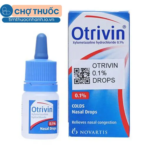 Otrivin 0.1% COLDS Nasal Drops